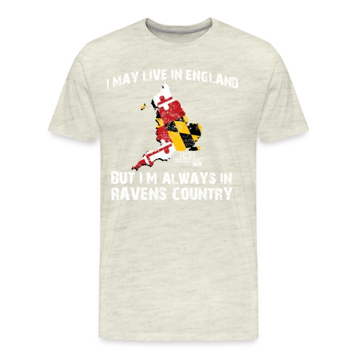 RavensCountryTee England 04 png - Men's Premium T-Shirt