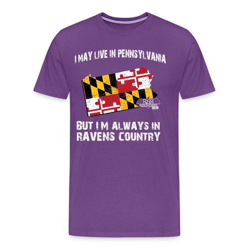 RavensCountryTee Pennsylvania 03 png - Men's Premium T-Shirt