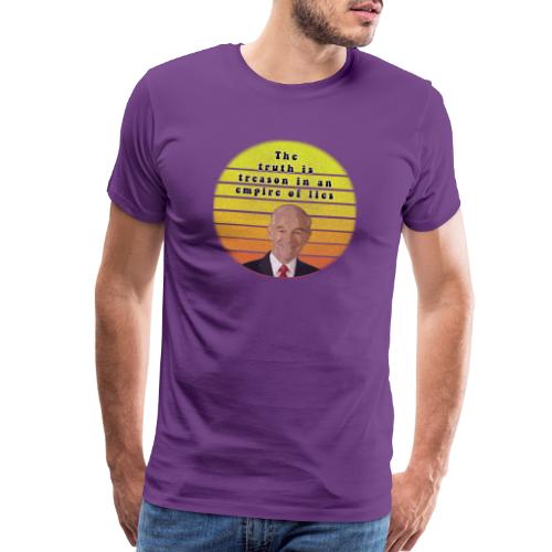 Ron Paul The truth is treason - Men's Premium T-Shirt