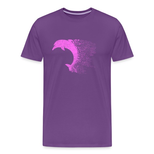South Carolin Dolphin in Pink - Men's Premium T-Shirt