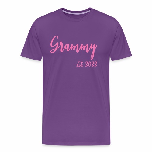 Grammy Est. 2022 New Mothers Grandma Announcement - Men's Premium T-Shirt