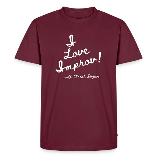 I Love Improv White - Men's Premium T-Shirt