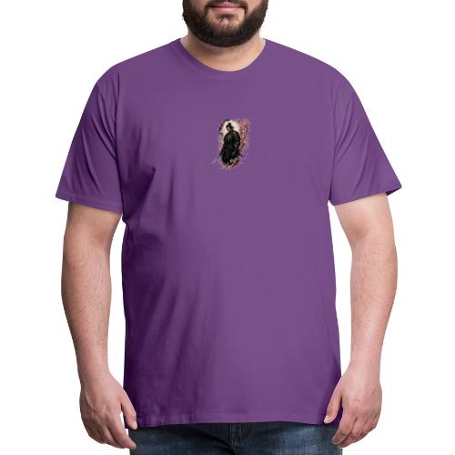 Samurai cherry blossoms - Men's Premium T-Shirt