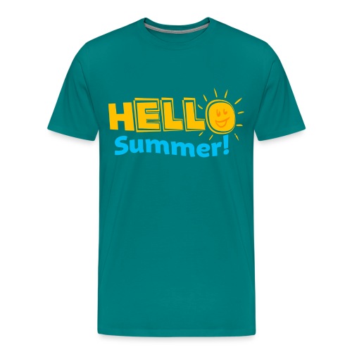Kreative In Kinder Hello Summer! - Men's Premium T-Shirt