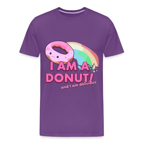 donut tshirt png - Men's Premium T-Shirt