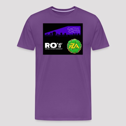 A_Cactus_Purple - Men's Premium T-Shirt