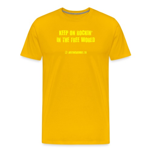KORITFW yellow - Men's Premium T-Shirt
