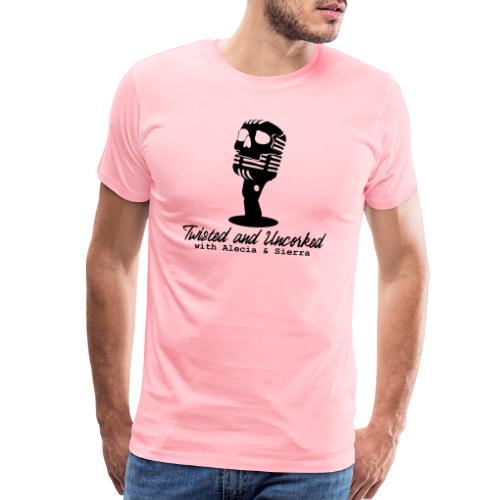 Twisted and Uncorked Original Logo, Dark - Men's Premium T-Shirt