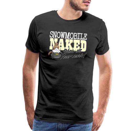 Snowmobile Naked - Men's Premium T-Shirt