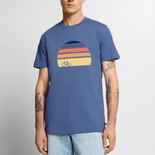 Bicycle Sunset - Men's Premium T-Shirt