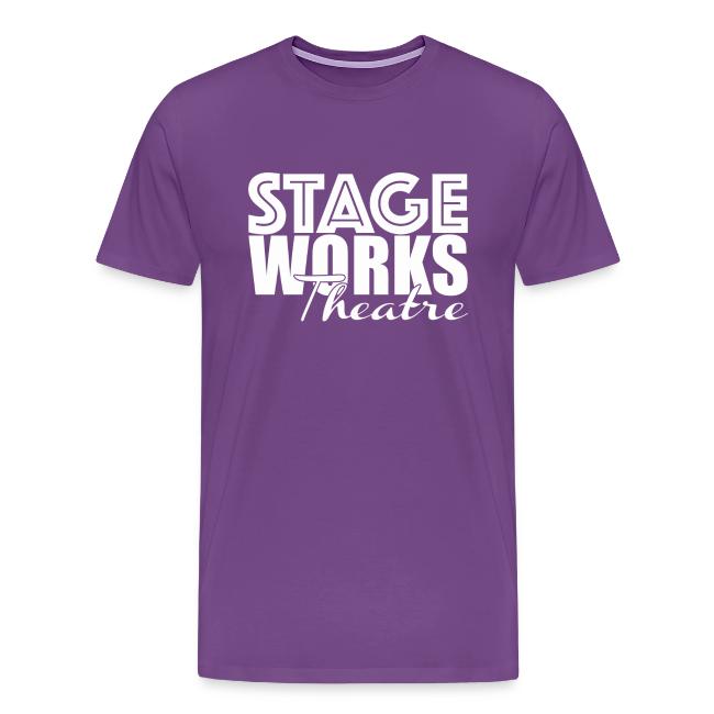Stageworks Theatre Logo White Stacked