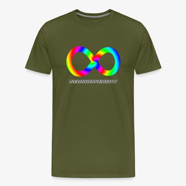 Neurodiversity with Rainbow swirl