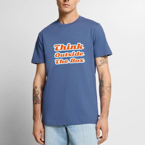 Think Outside the Box — Creative Mindset Script - Men's Premium T-Shirt