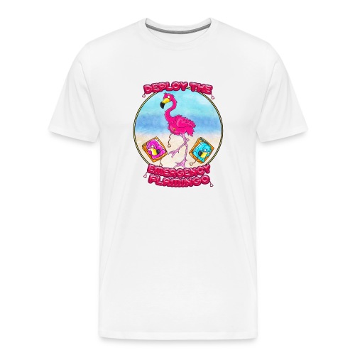 Emergency Flamingo - Men's Premium T-Shirt