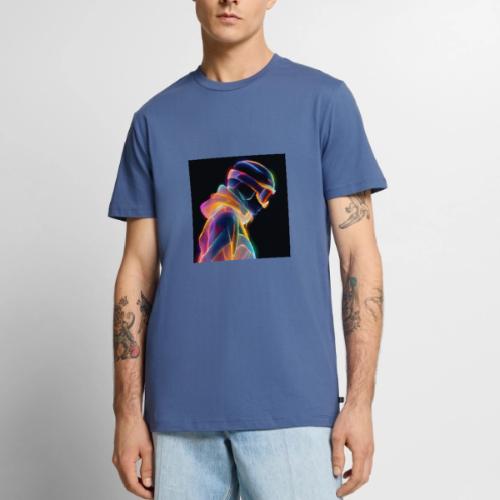 Snowboarding: Neon Gravity Ride - Men's Premium T-Shirt