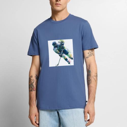 Hockey: Frozen Motion - Men's Premium T-Shirt