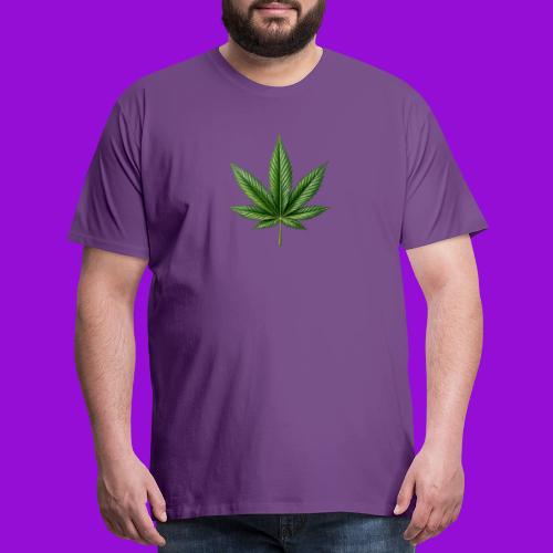 Cannabis Leaf - Men's Premium T-Shirt