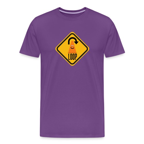 Coney’s Loop Sign - Men's Premium T-Shirt