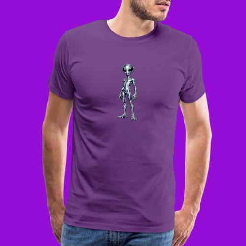 Silver Alien - Men's Premium T-Shirt