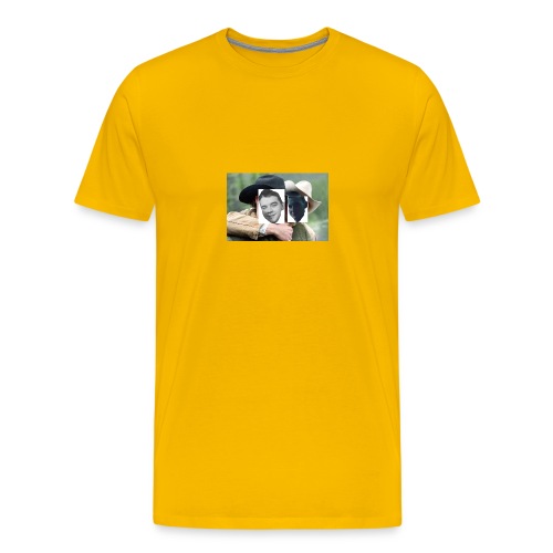 Darien and Curtis Camping Buddies - Men's Premium T-Shirt