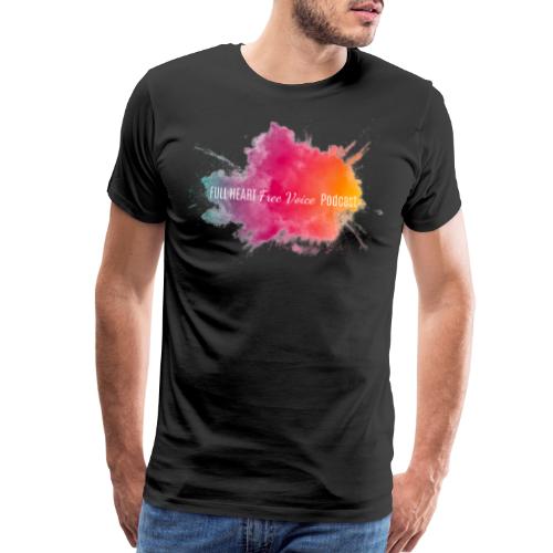 Full Heart Free Voice Color Burst Only - Men's Premium T-Shirt