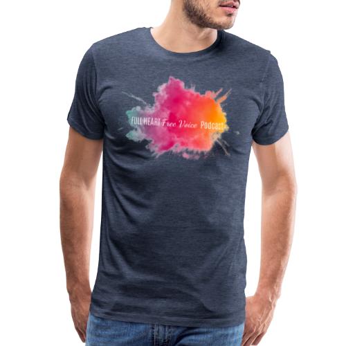Full Heart Free Voice Color Burst Only - Men's Premium T-Shirt