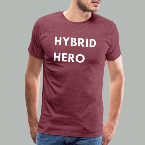 Hybrid hero white - Men's Premium T-Shirt