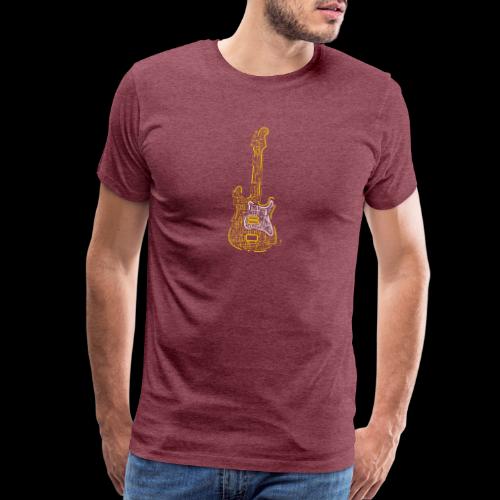 Electric Guitar | Music Rocks - Men's Premium T-Shirt