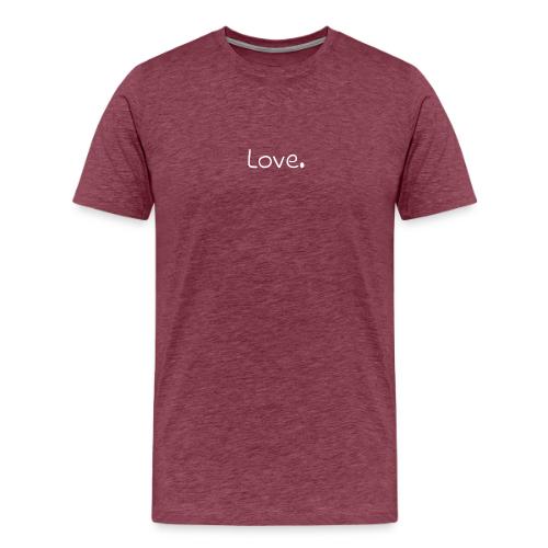 Smoon City_Just Text 3_Love1 - Men's Premium T-Shirt