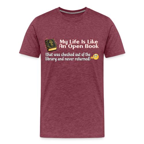 Open Book - Men's Premium T-Shirt