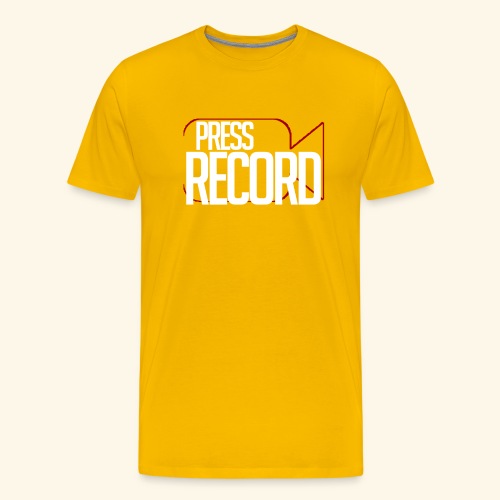 Press Record png - Men's Premium T-Shirt