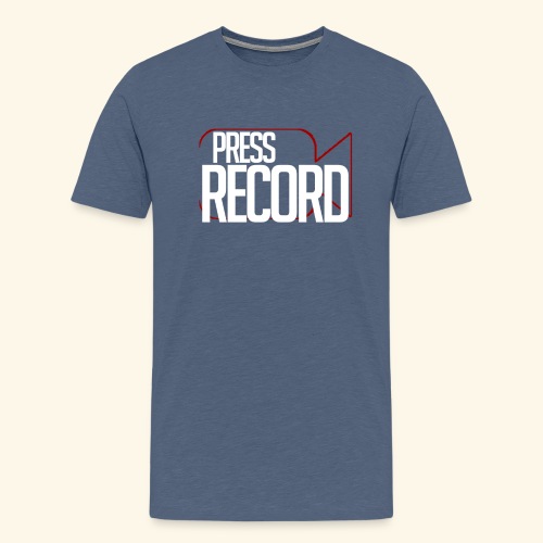 Press Record png - Men's Premium T-Shirt