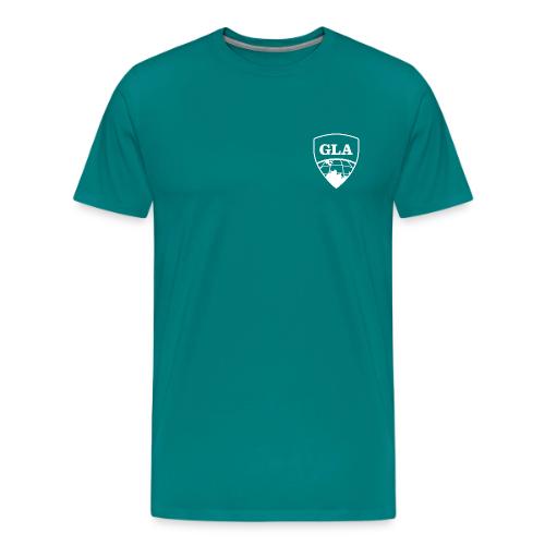 White Shield Logo - Men's Premium T-Shirt
