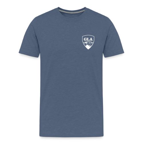 White Shield Logo - Men's Premium T-Shirt