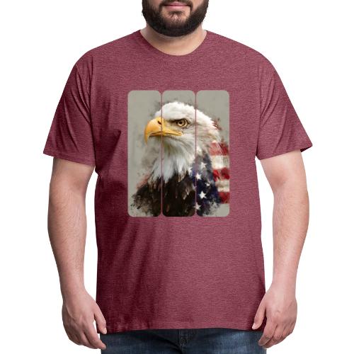 USA: Eagle of the Free - Men's Premium T-Shirt