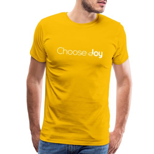Choose Joy in White wide - Men's Premium T-Shirt