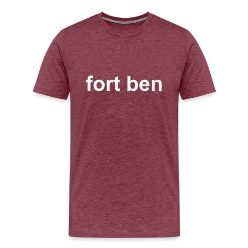 fort ben white - Men's Premium T-Shirt