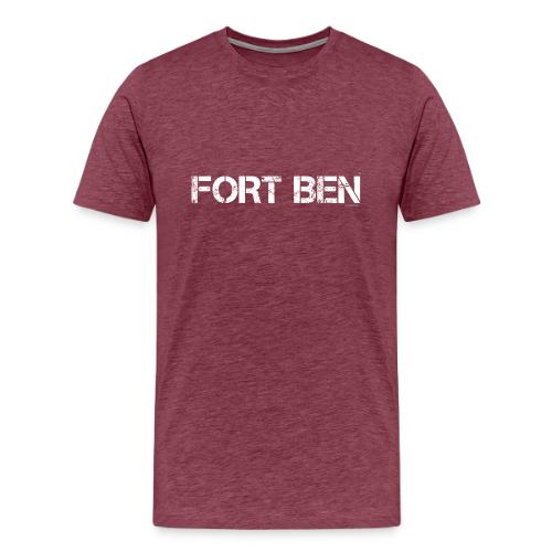 FORT BEN, white capture - Men's Premium T-Shirt
