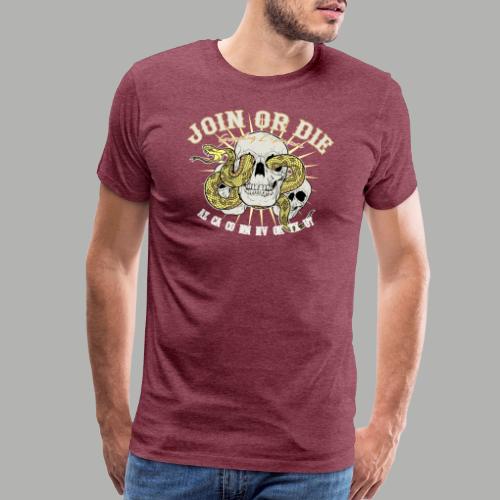 Grappling X Join or Die - Men's Premium T-Shirt