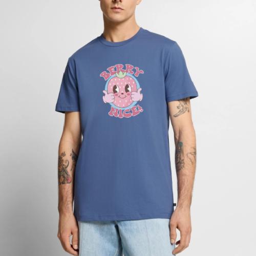 Berry Nice! Cute Strawberry Thumbs Up - Men's Premium T-Shirt