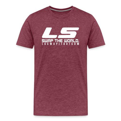 LS SWAP THE WORLD DOT COM - Men's Premium T-Shirt