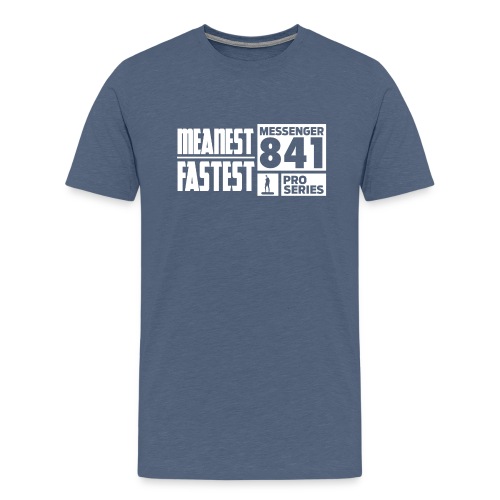 Messenger 841 Meanest and Fastest Crew Sweatshirt - Men's Premium T-Shirt