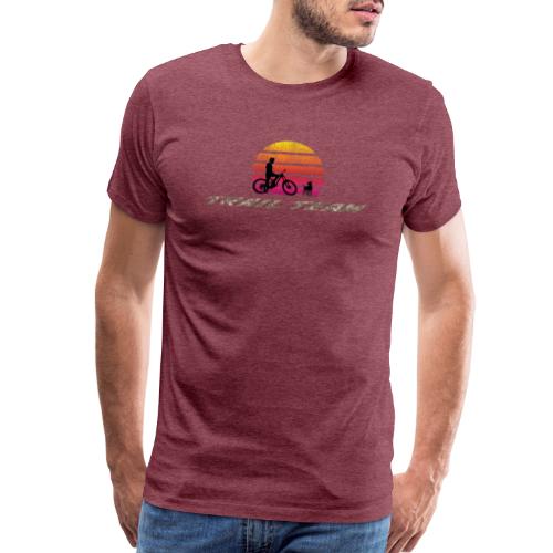 Trail Team Sunset grunge - Men's Premium T-Shirt