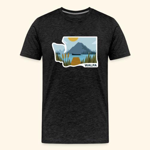 WALPA State Sticker - Men's Premium T-Shirt