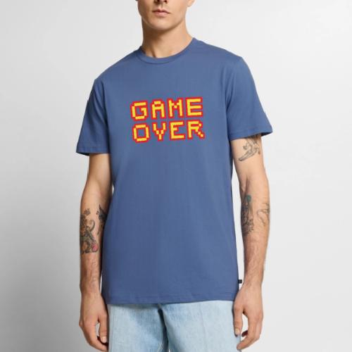 Retro Game Over Screen - Men's Premium T-Shirt