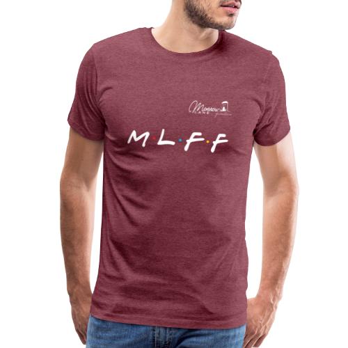 MLFF with logo white - Men's Premium T-Shirt