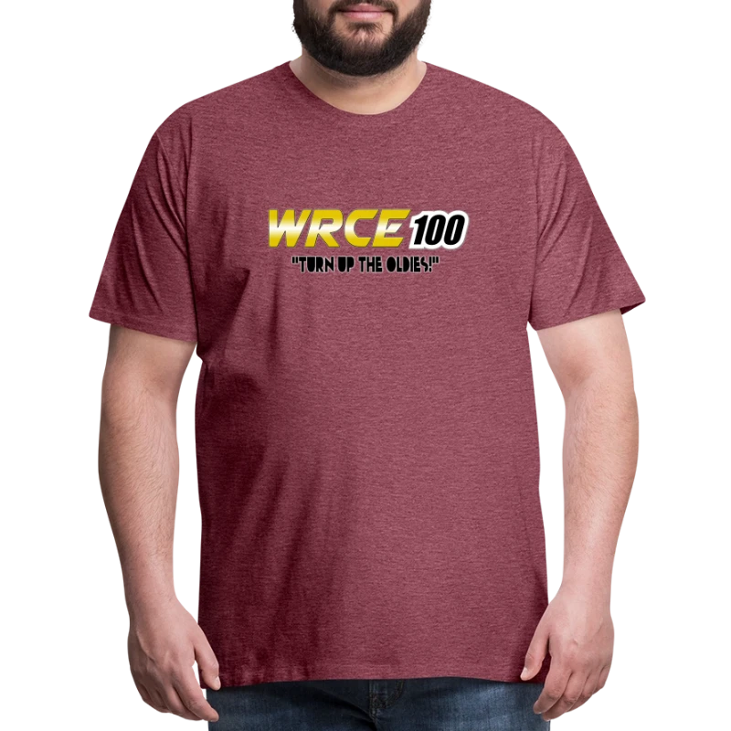 WRCE 100 - Turn Up the Oldies! - Men's Premium T-Shirt