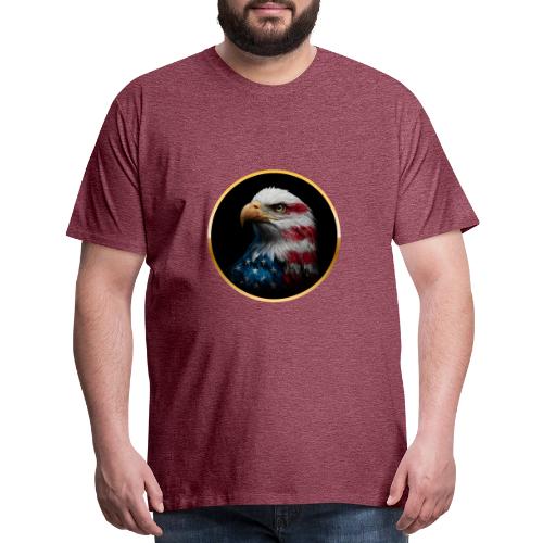 USA: Liberty Emblem - Men's Premium T-Shirt