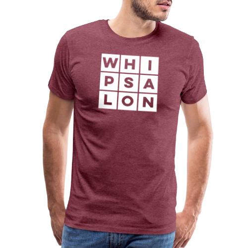 WHI PSA LON block white - Men's Premium T-Shirt