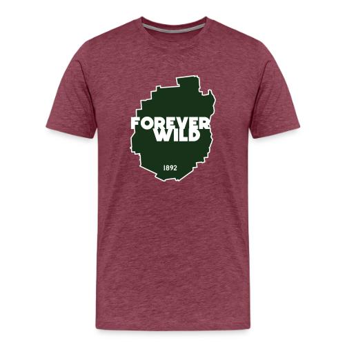 Semper Wild Forever Wild Adirondack Silhouette - Men's Premium T-Shirt